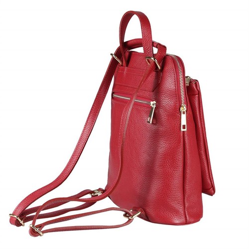ITALy DAMEN LEDER Reise RUCKSACK SchulterTasche Shopper Backpack Umhängetasche - Bild 58 von 61