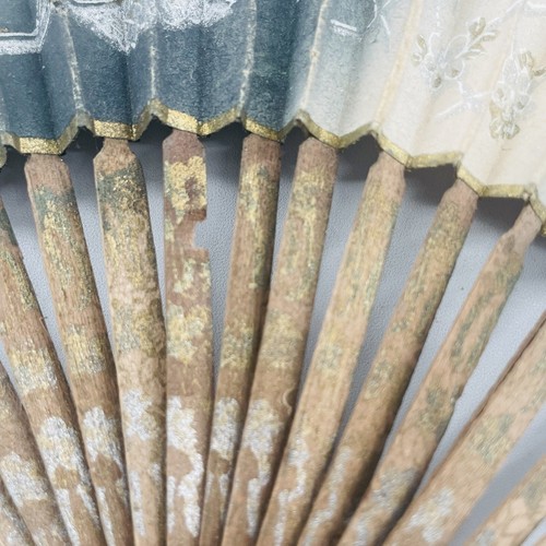 Raro elegante antico ventilatore orientale a mano tamburi birrificio sempreverde Brooklyn NY - Foto 11 di 16
