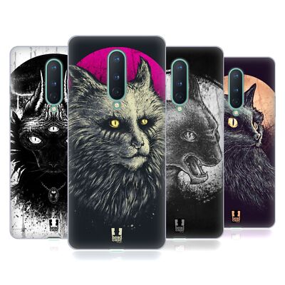 HEAD CASE DESIGNS GOTH KATZE SOFT GEL HANDYHÜLLE FÜR GOOGLE ONEPLUS HANDYS
