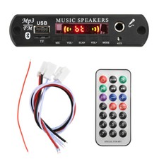 2 80W Amplifier MP3 Player Decoder Board Wireless Bluetooth Car Audio FM Radio