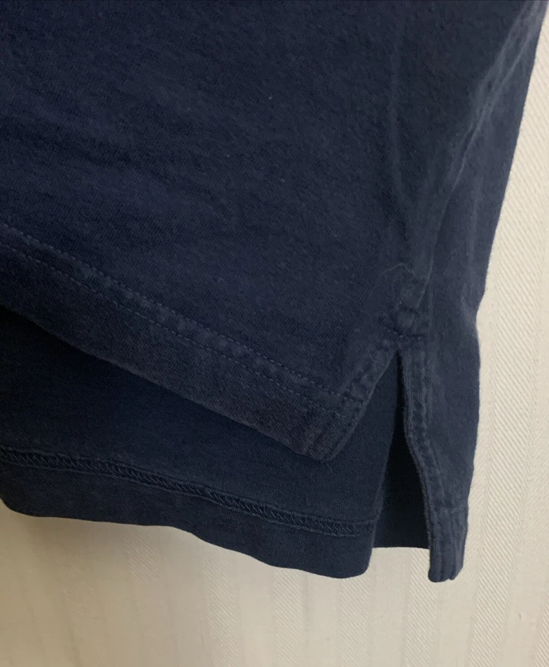 Camisa Pullover Henley Manga Corta Algodón Azul Marino XL Ropa de Trabajo Paredes Para Hombres Foto 2 de 4