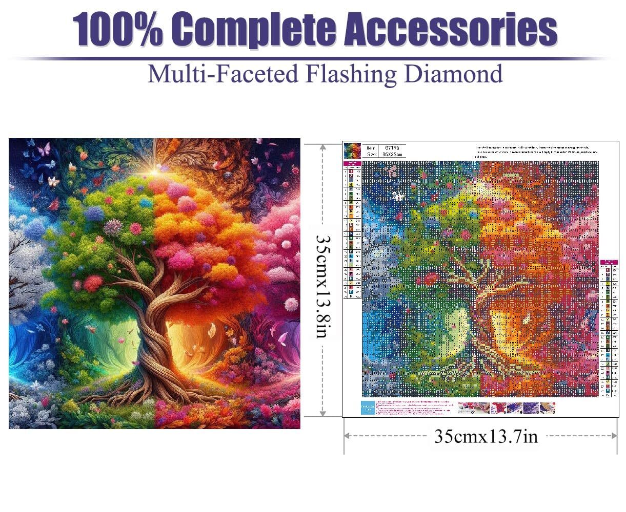 Tree of Life Diamond Art Kits for Adults5D DIY Crystal Diamond Dots for Adult...