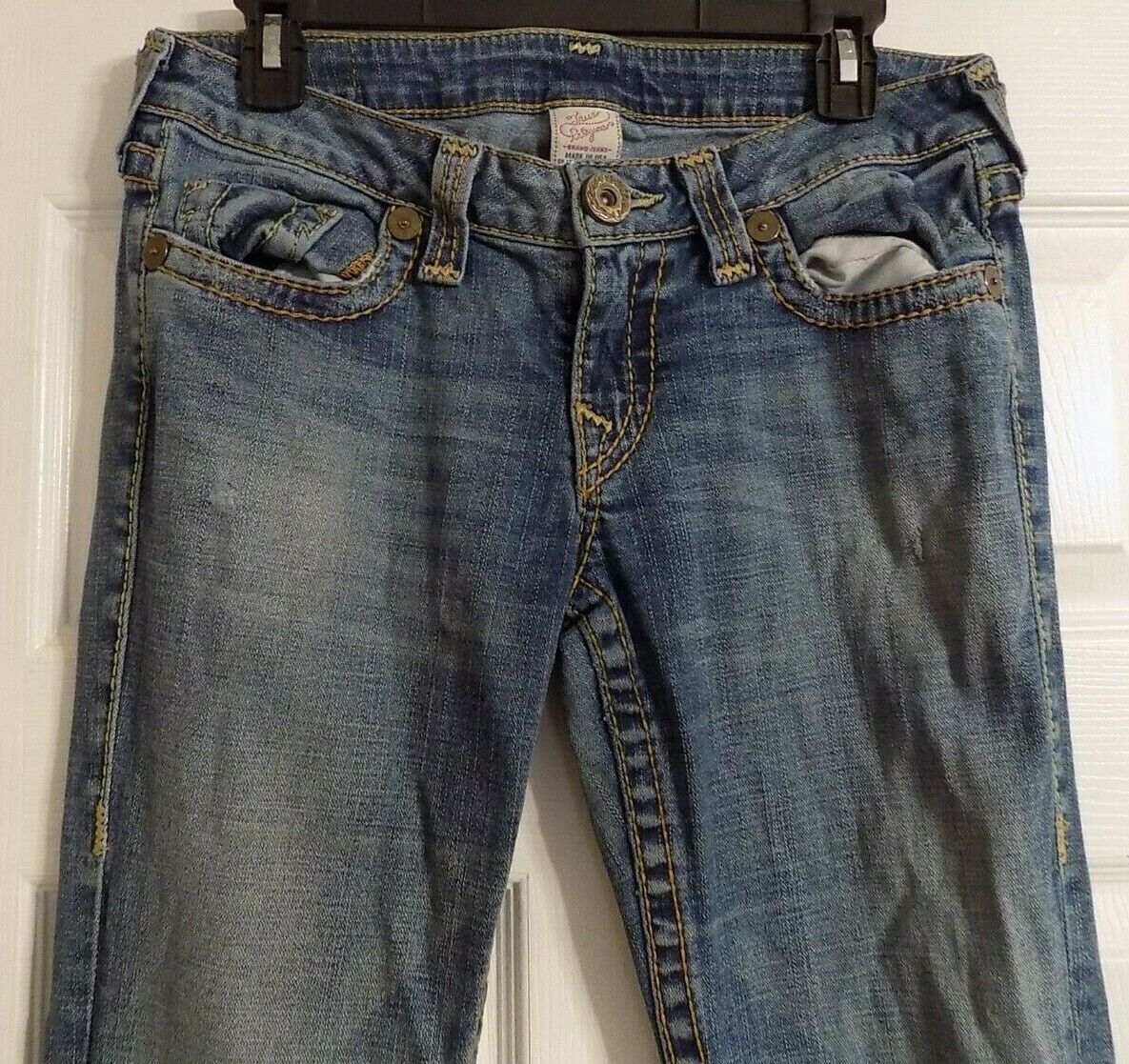 Women's True Religion World Tour Denim Blue Jeans Size 30 Women's True Religion World Tour Denim Blue Jeans Size 30