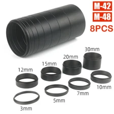 8X Focal Length Extension Tube for Astronomical Telescope Extending Ring M42 M48