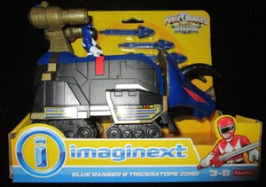 imaginext power rangers triceratops