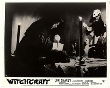 WITCHCRAFT ORIGINAL BRITISH HORROR LOBBY CARD LON CHANEY 1964