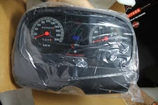Harley FL FLHS gauges instrument cluster tach speedo KMH 67023-94 NOS EPS13668