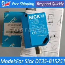 For SICK DT35-B15251 DT35B15251 1057652 NPN/PNP Laser Distance Proximity Sensor
