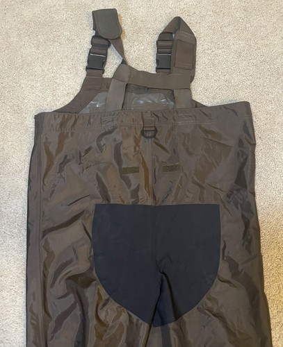 Compac Chest Waders Size 11 Nylon PVC Cleated Sole Fishing - Picture 6 of 11