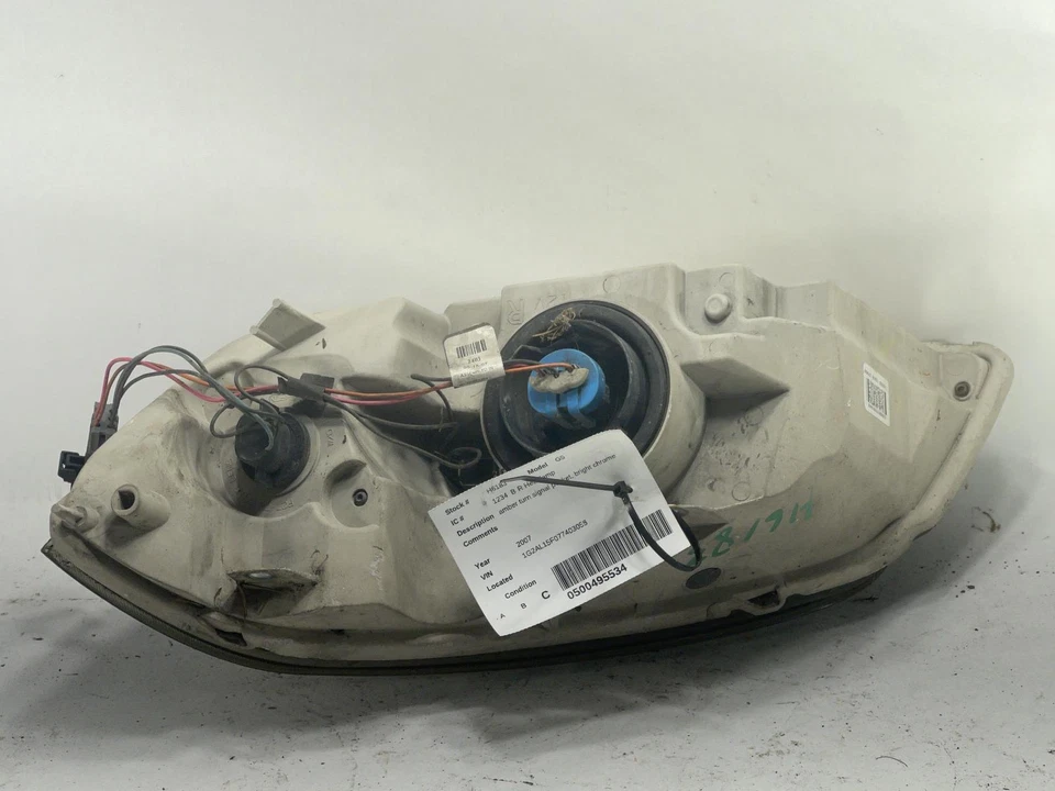 Conjunto de faros derechos usados se adapta a: Pontiac G5 2007 ámbar intermitente lente brillante Foto 2 de 4