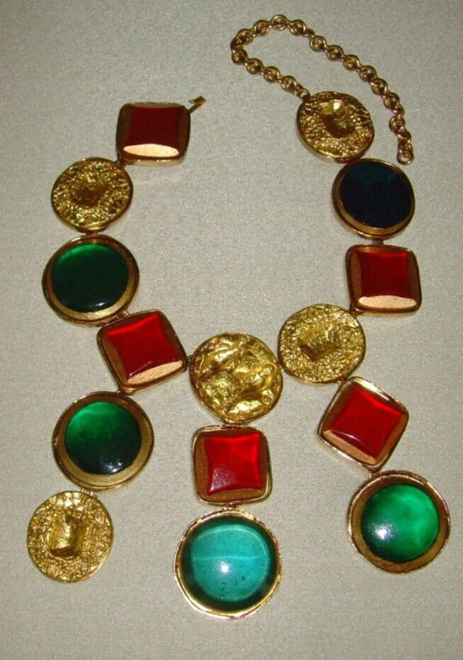 Kenneth J Lane (KJL) Statement Bib Necklace - image 10
