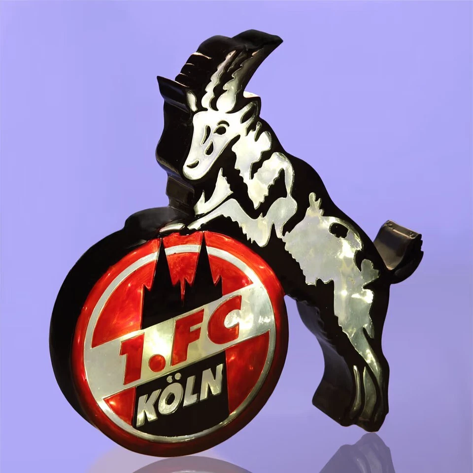 1. FC Köln FC-Lampe in Logoform - Bild 2 von 2