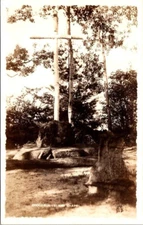 RPPC Postcard View of Chapel Chocorua Island New Hampshire c.1925-1942     20713