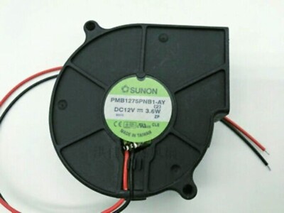 New SUNON cooler fan PMB1275PNB1-AY DC12V 3.6W 7CM 7530 2 wire