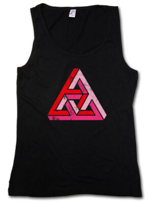 PENROSE LOGO SIGN I DAMEN TANK TOP Big Triangle Bang TBBT Theory Parkett NERD