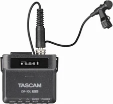 TASCAM DR-10L Pro Ultra Portable Personal Recorder with Lavalier Microphone