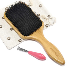 Hair Brush, Boar Bristle Hair Brushes for Women Men Kid, Boar  Nylon