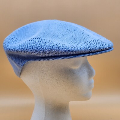 KANGOL Tropic Ventair Baby Blue Cap Lightweight Woven Hat L | eBay