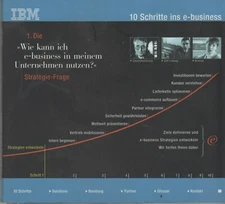ITHistory (1999) IBM Software 10 SCHRITTE INS E-BUSINESS CD (CeBIT/ German)