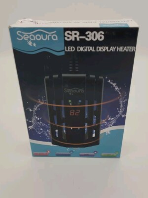 Seaoura SR-306 LED Digital Display Aquarium Heater, 100W, for 10-20 Gallon Tank