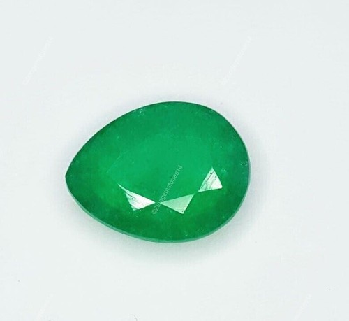Émeraude Naturelle Verte En Forme De Poire – 14.65 Carats – Certifiée EGL – Provenance Colombie
