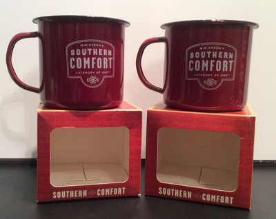 Southern Comfort Boxed Novelty Tin Cups X2 New And Unused Gift