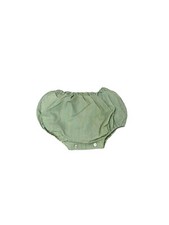 Vintage Rubber Pants Baby Diaper Cover Green One Size