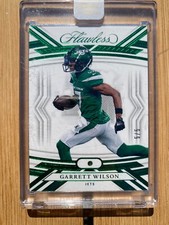 2023 Panini Flawless Garrett Wilson #5/5 Emerald SSP New York Jets 50