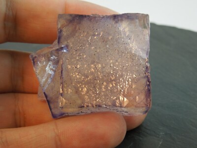 !! selten: Fluorit mit Gemmy Ecken, Stonewall Mine, Tennessee, USA (1329)