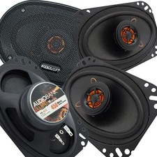 2x Audiobank 4X6" 450 Watt Max Power 2-Way Car Audio Stereo Coaxial Speaker