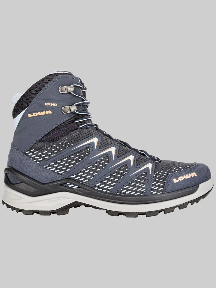 LOWA Damen Outdoorschuh Innox PRO GTX MID - stahlblau/lachs