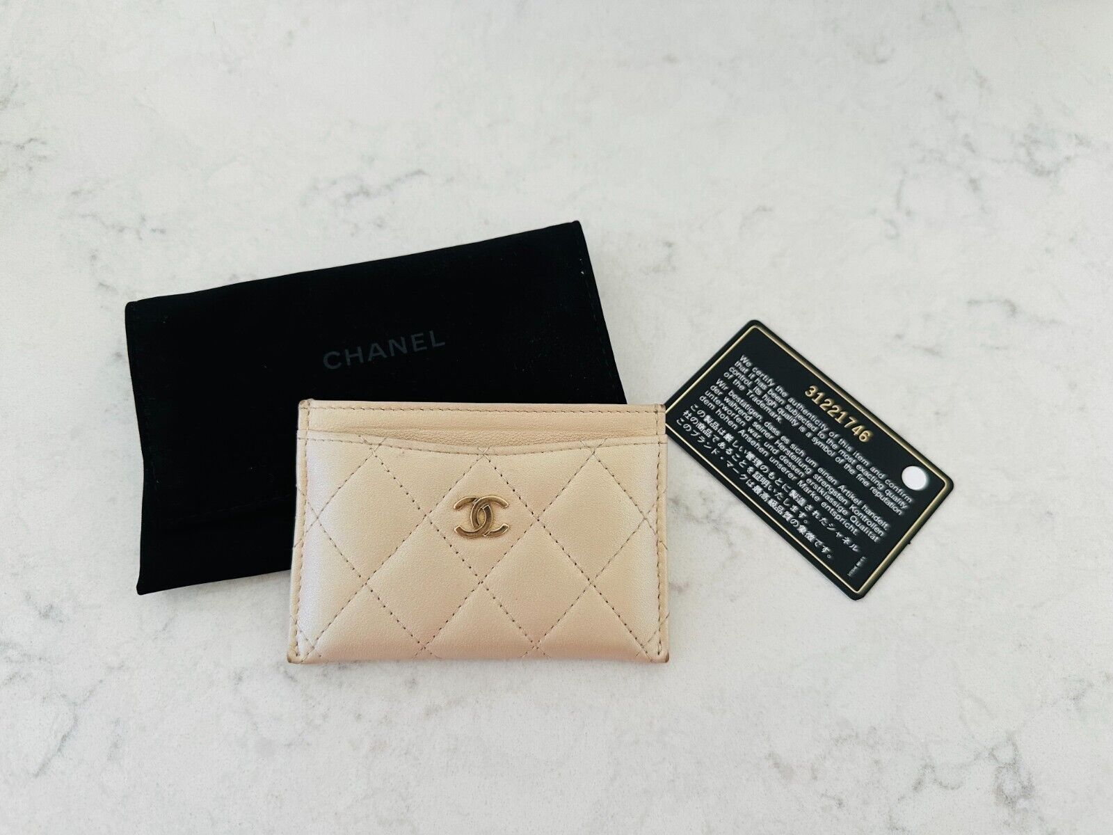 Authentic chanel card - Gem