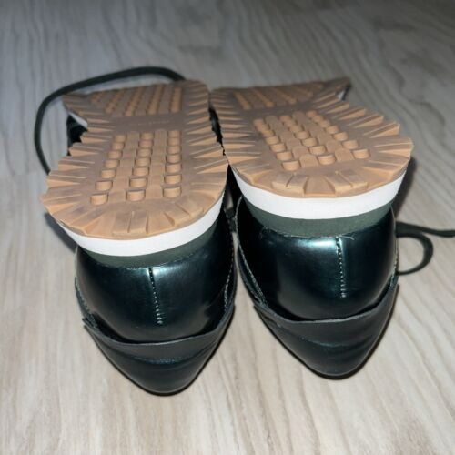 Scarpe sneakers stringate sportive nuove con scatola ~ Tory Burch ~ Toty Sport ~ verdi metallizzate taglia 8 - Foto 9 di 10