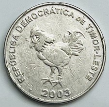 203 East Timor 10 Centavos KM# 3 Circulated Condition