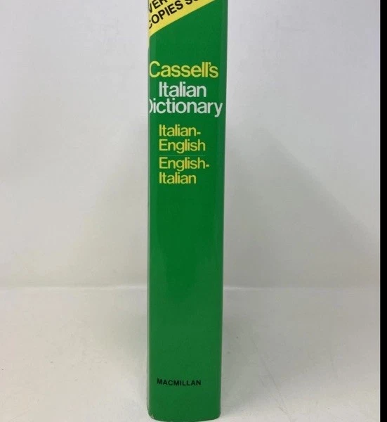 Cassell's Standard Italian Dictionary Thumb-indexed by Piero Rebora 1st Ed VG HC - Image 2 of 4