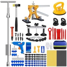 Car Dent Puller Kit, 135pcs Paintless Dent Removal Kit, Car Dent Repair Kit A7