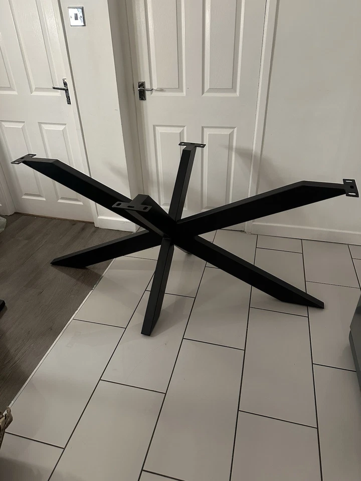 Dining Table Legs Steel Powder Coated for Large Dining Table Top Heavy Duty UK - Image 2 of 2