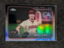 2024 Topps Pro Debut Chrome #PDC-82 Sean Sullivan Refractor Fresno Grizzlies 