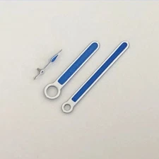 Blue Luminous Watch Hand Set For ETA 6498 ST3600 Movement 16.5x12.5x5.5mm
