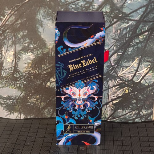 Johnnie Walker Blue Label Year Of The Dragon Bottle Box Empty 750ml Limited