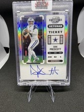 2022 Panini Contenders Optic Veteran Ticket Autographs Dak Prescott /50
