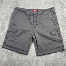 Unionbay Gray Baggy Cargo Shorts Mens 38 Grunge Summer Skater Utility Y2K 2000s