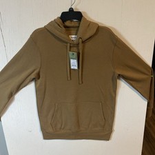 Men's, Goodfellow Co, Hooded, Fleece Brown Sweatshirt Size Small NWT 23