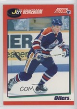 1991-92 Score Canadian Jeff Beukeboom #253 0a4
