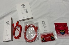 SNK NEO GEO mini Christmas Limited Console Complete Set Red Used Good Condition