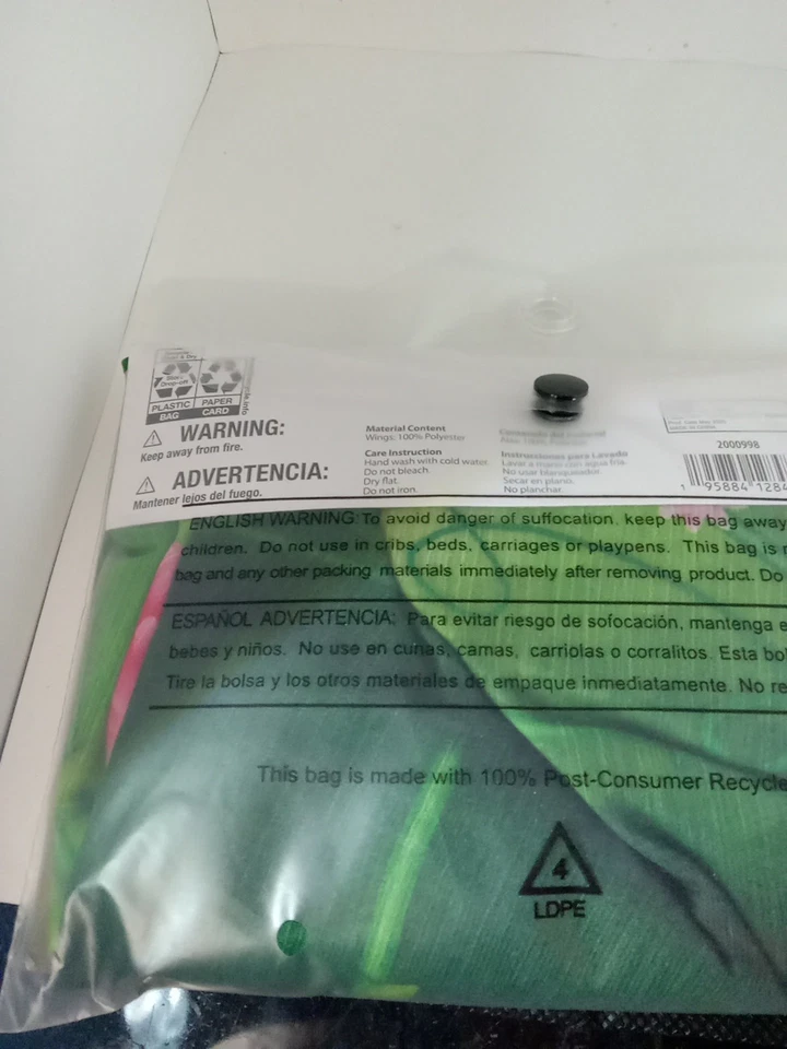 Accesorio de disfraz de alas de hada rubíes Foto 3 de 4