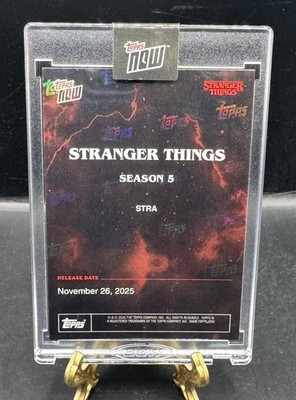 Stranger Things Season 5 Poster Card - 2025 Topps NOW #STRA - PR