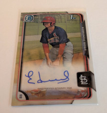 2015 Bowman Chrome Edmundo Sosa Auto Autograph Refractor /499 1st RC