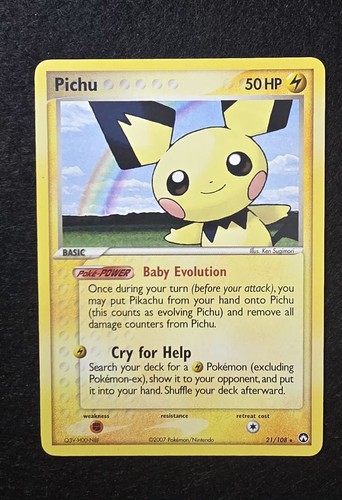 Pichu Power Keepers Regular Card 21/108