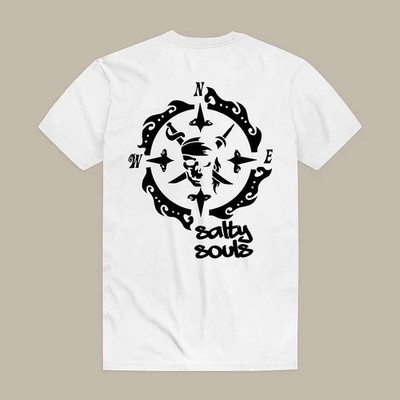 Salty Souls Printed Men's T-shirt S-4XL